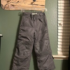 Kids Gray Snow Ski Powder Pants 6/7